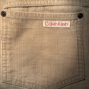 Calvin Klein 1980s Vintage Corduroys